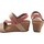 Chaussures Femme Multisport Interbios Sandale femme INTER BIOS 5635 beige 90565 Rouge