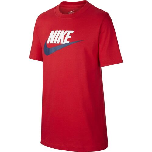Vêtements Enfant T-shirts manches courtes for Nike T-shirt Sportswear Rouge