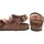 Chaussures Homme Multisport Interbios Sandale homme INTER BIOS 9557 cuir Marron
