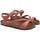Chaussures Femme Multisport Interbios Sandale dame INTER BIOS 7219 tuile Rouge