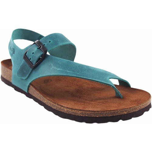 Interbios Sandale femme INTER BIOS 7162 denim Bleu - Chaussures Chaussures-de-sport  Femme 56,90 €