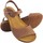 Chaussures Femme Multisport Interbios Sandale femme  4458 beige 90556 Marron