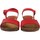 Chaussures Femme Multisport Interbios Sandale femme INTER BIOS 4458 rouge 90554 Rouge