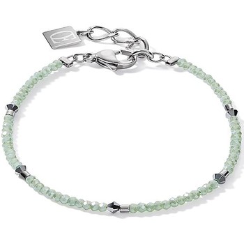 Montres & Bijoux Femme Bracelets Coeur De Lion Bracelet  vert d'eau Blanc