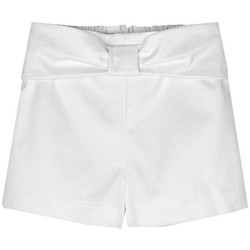 Vêtements Fille Roman Shorts / Bermudas Mayoral  Blanc