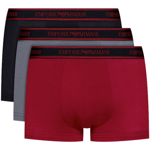 Sous-vêtements Homme Boxers Emporio Armani Pack x3 unlimited logo Multicolore