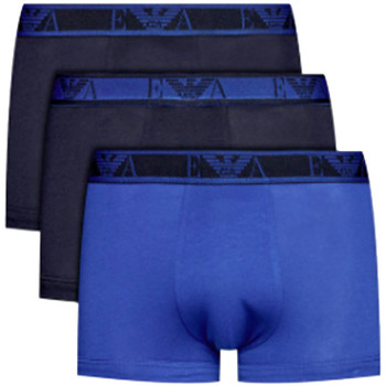 Sous-vêtements Homme Boxers Emporio Armani Pack x3 unlimited logo Bleu