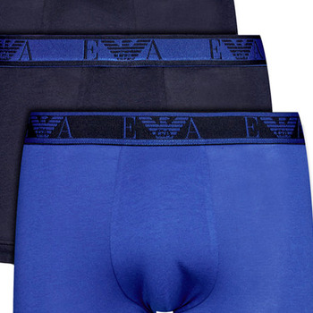 Emporio Armani Pack x3 unlimited logo Bleu
