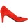 Chaussures Femme Voir la sélection Escarpins cuir velours Rouge