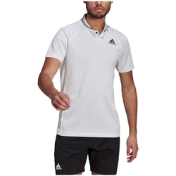 Vêtements Homme Débardeurs / T-shirts sans manche adidas Originals Club Rib Tennis Polo Blanc