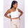 Vêtements Femme polar art shirt signature black Crop-Top F211075 Blanc