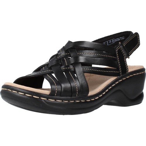 Femme Clarks LEXI CARMEN LEATHER Noir - Chaussures Sandale Femme 51 