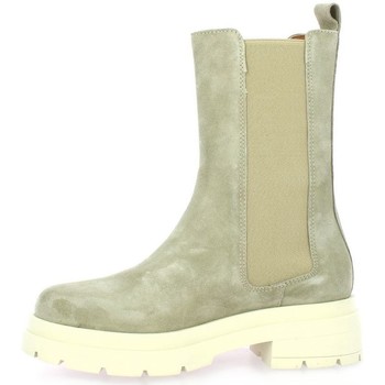 Pao Boots cuir velours Beige