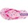 Chaussures Fille Tongs Isotoner Tongs fleurs Rose