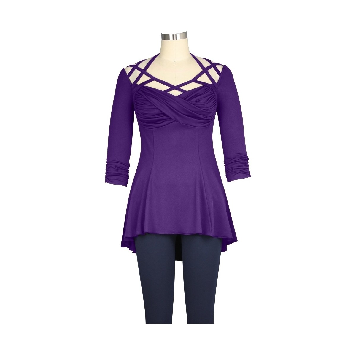 Vêtements Femme Chemises / Chemisiers Chic Star 79212 Violet