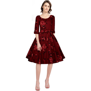 Vêtements Femme Robes longues Chic Star 82884 Rouge / Floral