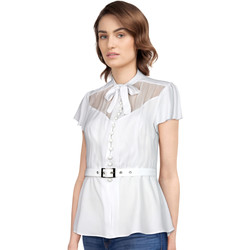 Vêtements Femme T-shirts & Polos Chic Star 83398 Blanc