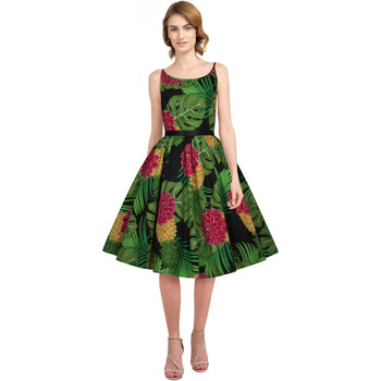 Vêtements Femme Robes longues Chic Star 82865 Green Leaf