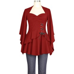 Vêtements Femme Chemises / Chemisiers Chic Star 74764 Rouge