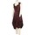 Vêtements Femme Robes longues Chic Star 741A1 Bordeaux