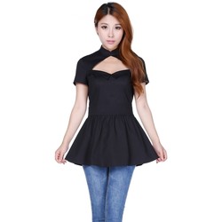 Vêtements Femme Chemises / Chemisiers Chic Star 71360 Noir