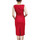 Vêtements Femme Robes longues Chic Star 36644 Rouge