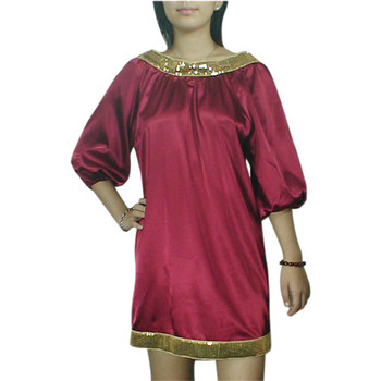 Vêtements Femme Robes longues Chic Star 34684 Rouge