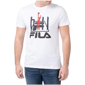 Vêtements Homme T-shirts & Polos Fila T-shirt de la Ligne de la Fig tree Tee 688509 Homme Blanc Blanc