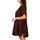 Vêtements Femme Paréos Admas Tunique plage chemise Bright Sequins chocolat Marron