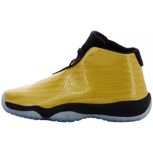 Chaussures Enfant Baskets montantes Nike Cyber Jordan Future Doré