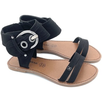 Femme Chattawak Nu-Pieds 9-Pacome Noir Noir - Chaussures Sandale Femme 26 