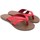 Chaussures Femme Sandales et Nu-pieds Chattawak Tong 11-KALINDA ROUGE Rouge