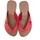 Chaussures Femme Sandales et Nu-pieds Chattawak Tong 11-KALINDA ROUGE Rouge