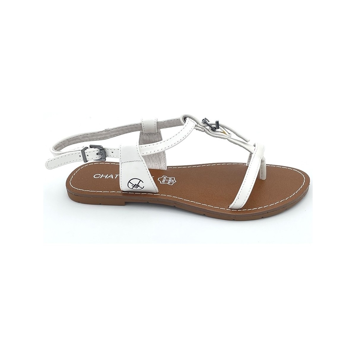 Chaussures Femme Sandales et Nu-pieds Chattawak Sandale 9-ZHOE Blanc Blanc