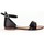 Chaussures Femme Sandales et Nu-pieds Champs De Fleurs 04-56N noir