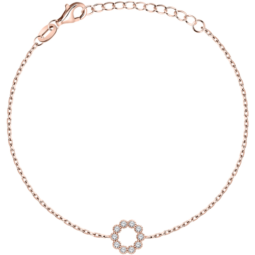 Lune Et Lautre Femme Bracelets Cleor Bracelet en argent 925/1000 et zircon Rose