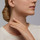 Montres & Bijoux Femme Boucles d'oreilles Cleor Boucles d'oreilles en or 375/1000 et zircon Doré