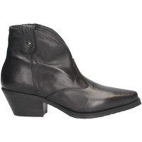 Chaussures Femme Bottes ville Metisse DX109 Texano Femme NOIR Noir