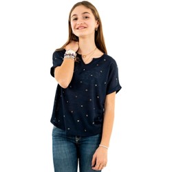 Vêtements Fille T-shirts manches courtes Le Temps des Cerises botagi 3223 galaxy bleu