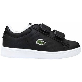Chaussures Enfant Baskets basses Lacoste Carnaby Evo Strap Noir