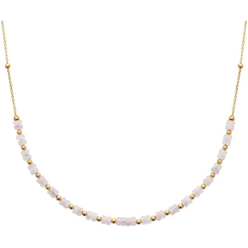 Connectez vous ou créez un compte avec Femme Bracelets Brillaxis Colllier  perles quartz rose Jaune