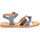Chaussures Fille Sandales et Nu-pieds Unisa GONZO VA JEA/WH/NAV Sandales Enfant BLANC BLEU Multicolore
