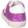 Chaussures Fille Baskets basses Dianetti Made In Italy I9869 Basket Enfant BLANC / VIOLET GLIT Blanc