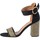 Chaussures Femme Sandales et Nu-pieds The Divine Factory Sandale Talon Noir
