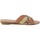Chaussures Femme Paniers / boites et corbeilles The Divine Factory Sandale HX4341 Marron