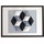 Maison & Déco Tableaux / toiles Polygone Origami Hexagone Noir Blanc Gris