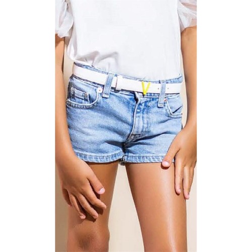 Vêtements Fille Shorts / Bermudas Vicolo 3146D0341 SHORT Enfant JEANS Bleu