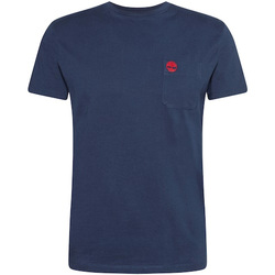 Vêtements Homme T-shirts manches courtes Timberland TB0A2CQY-433 Bleu