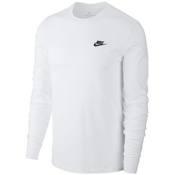 Vêtements Homme Uptempo Nike белые 38 женские Uptempo Nike T-SHIRT MANCHES LONGUES  / BLANC Blanc
