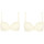 Sous-vêtements Femme Corbeilles & balconnets Lisca Soutien-gorge préformé bretelles doubles Gracia bonnets B à Blanc